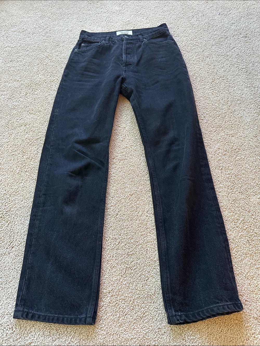 Reformation black jeans